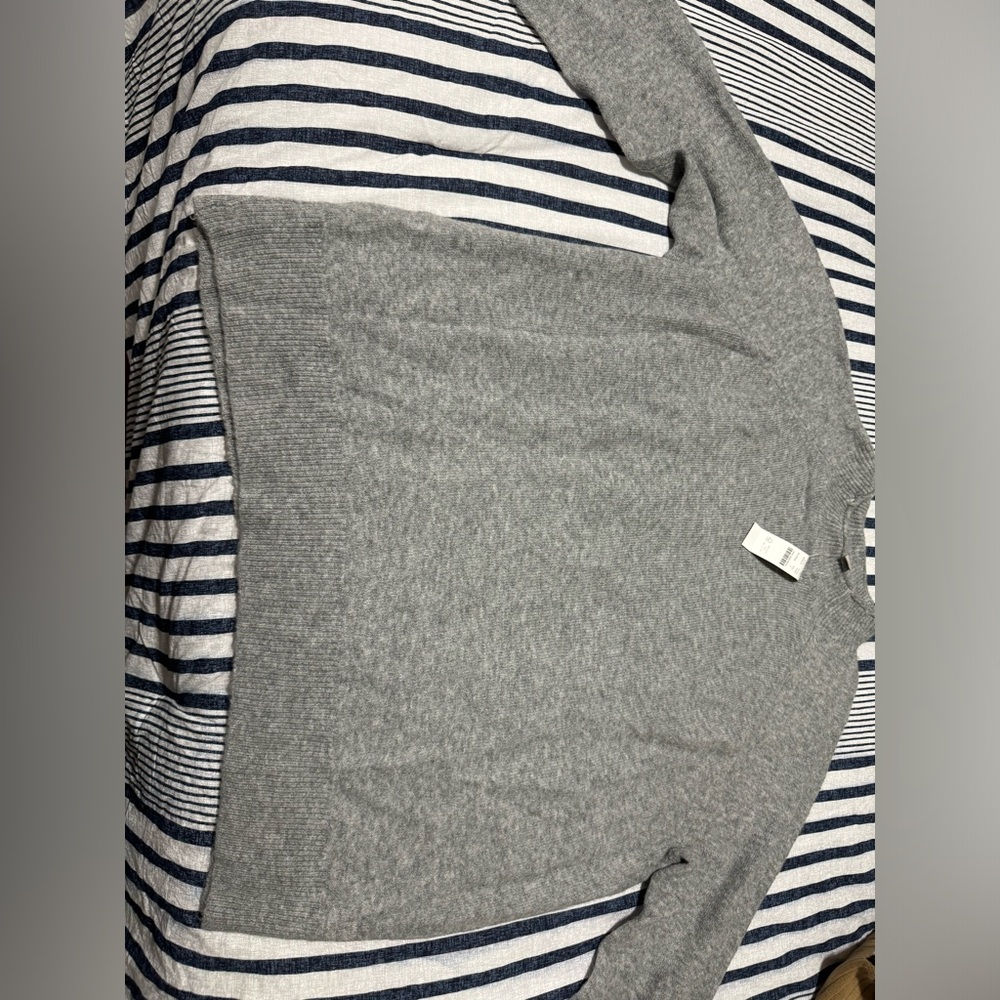 Jcrew ruffle neck sweater